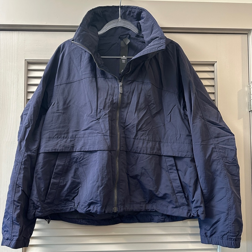 Lululemon Effortless Jacket size 10 Midnight Navy #0115